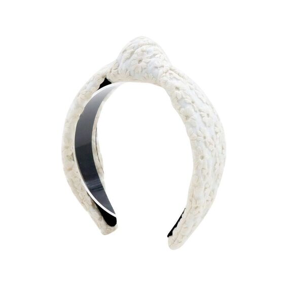 Schwab Jewels Accessories - Mosaic Eyelet Knotted Headband